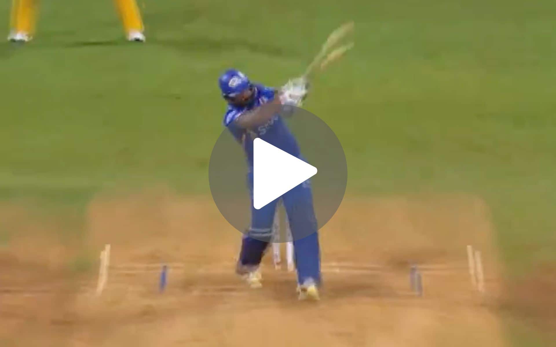 [Watch] Rohit Sharma's Insane Power-Hitting Enroute His 500th Six In T20s